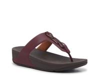 Hallye Wedge Sandal Plum view