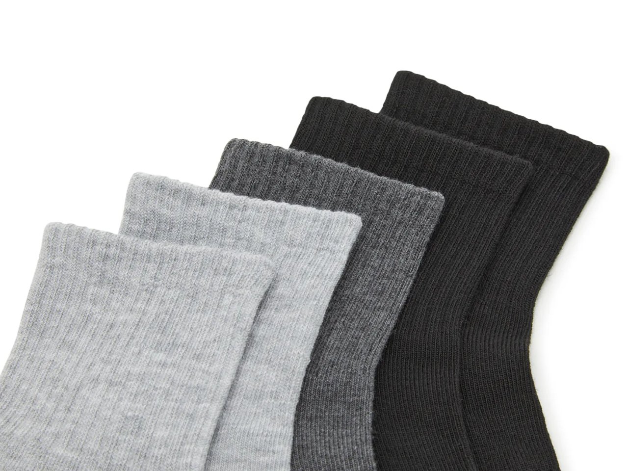 Athletic Cushioned Performance Women's Quarter Crew Socks - 5 Pack