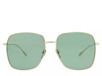 Square Sunglasses Green/Gold view