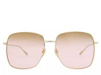 Square Sunglasses Gold view