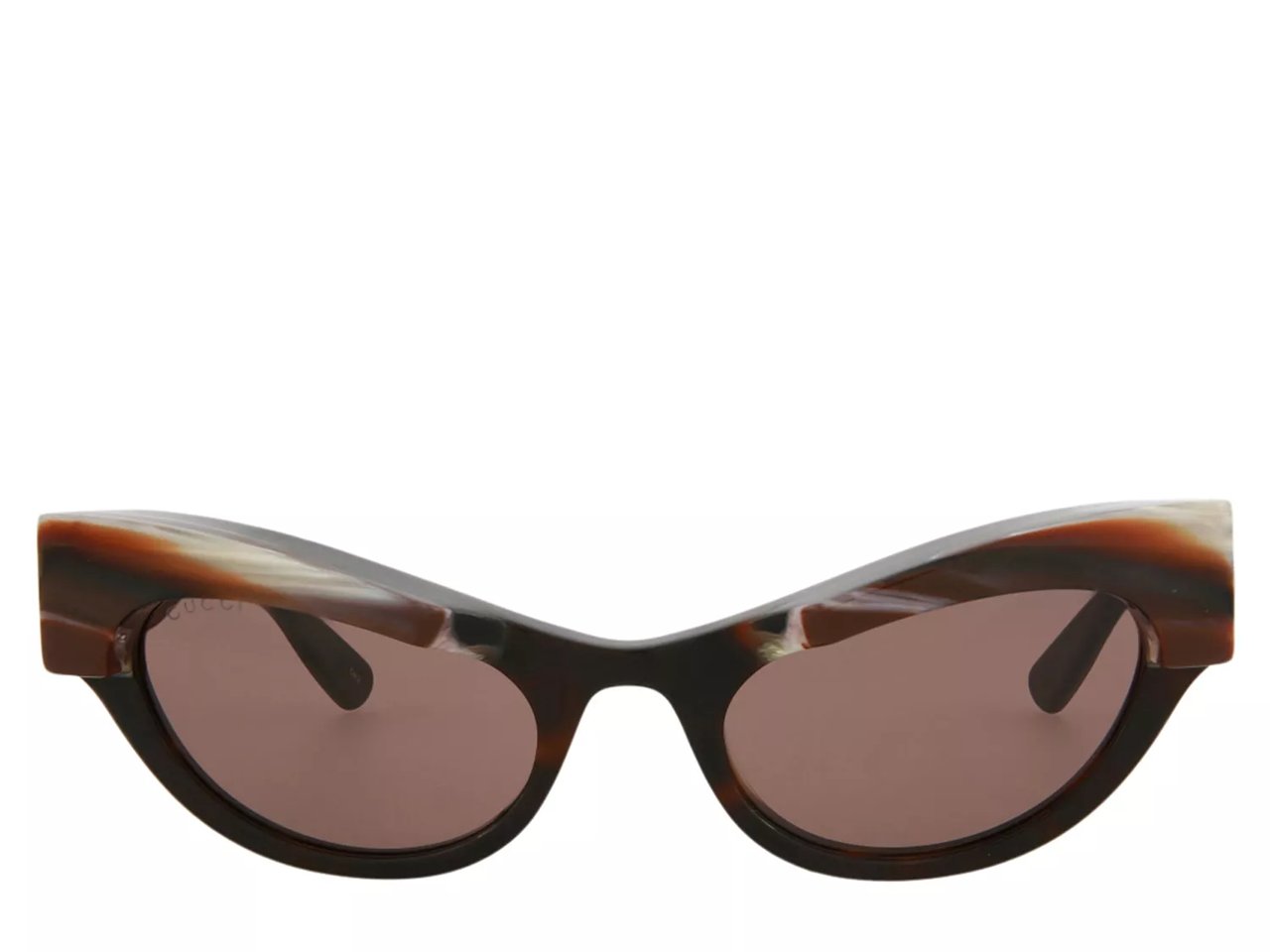 Horn Rim Cat Eye Sunglasses