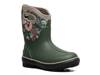 Classic II Mid Rain Boot Green Floral Print view
