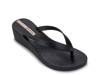 Selfie Wedge Sandal Black view