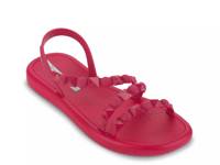 Meu Sol Sandal Dark Pink/Green view