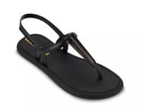 Glossy Sandal Black view