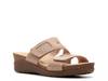 Calenne Maye Wedge Sandal Taupe view