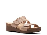 Calenne Maye Wedge Sandal Taupe view