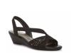 Giavanna Wedge Sandal Black view