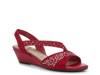 Giavanna Wedge Sandal Red view