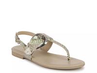 Taylor Sandal Lime Snake Print Synthetic view