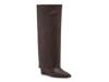 Evander Wide Calf Foldover Boot Chocolate Brown view