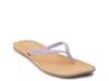 Bungalow Sandal Lavender Snake Print Leather view