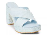 Caravan Platform Sandal Aqua view