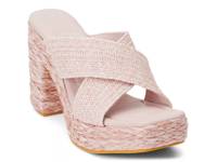 Caravan Platform Sandal Blush view