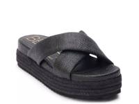 Hali Platform Sandal Black view
