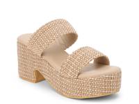 Ocean Ave Platform Sandal Beige Jute view