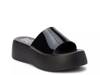 Solar Platform Sandal Black view