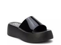 Solar Platform Sandal Black view