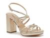 Sonali Sandal Gold Metallic view
