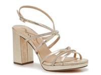 Sonali Sandal Gold Metallic view