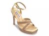 Daisy Platform Sandal Gold view