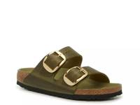 Arizona Big Buckle Slide Sandal - Women's Dark Green view