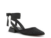 Kayla Flat Black Suede view