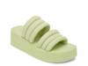 Totally Tubular Wedge Sandal Pistachio Green view