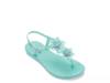 Class Duo Flower Sandal - Kids' Lilac/Green view
