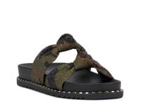 Caralyna Sandal Dark Green/Black Camouflage view
