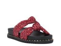 Caralyna Sandal Red/Off White Bandana Print view