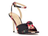 Neveny Sandal Black/Multicolor Floral Print Fabric view