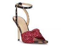 Neveny Sandal Red/Black/Brown Multiple Print Fabric view