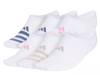 Superlite 3.0 Women's No Show Liners - 6 Pack White/Multicolor view