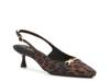 Tilan Pump Brown/Black Leopard Print Fabric view