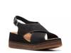 Kassandra Wedge Sandal Black view