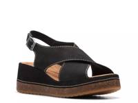 Kassandra Wedge Sandal Black view
