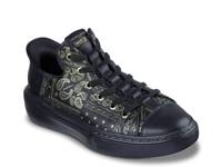 x Snoop Dogg Premium Leather Slip-ins Snoop One Double G Sneaker Black/Gold Paisley Print view