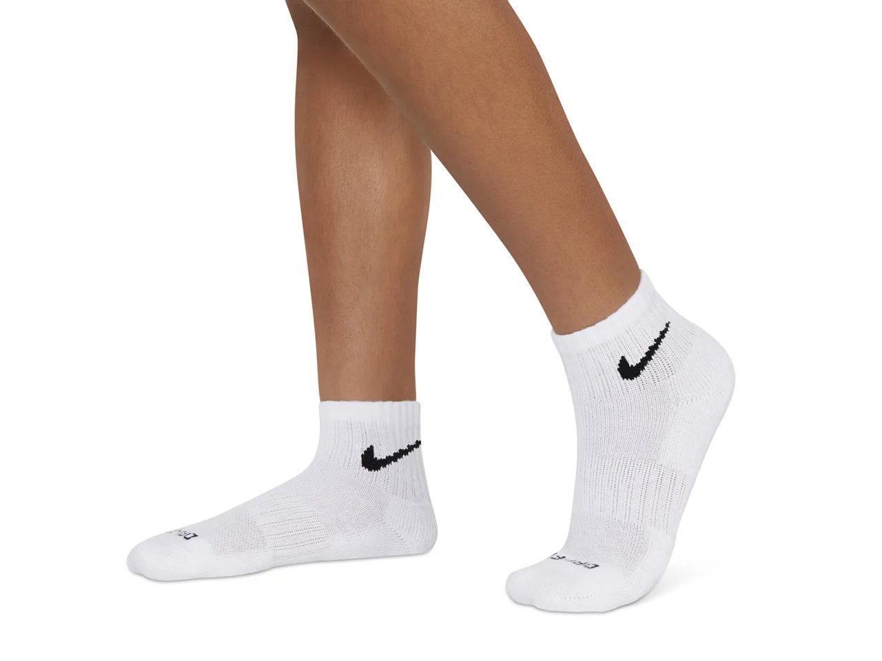 Cushioned Kids' Quarter Ankle Socks - 6 Pack