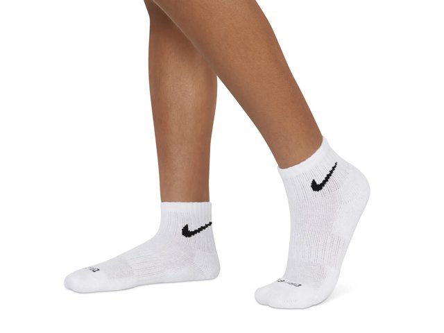 Cushioned Kids' Quarter Ankle Socks - 6 Pack