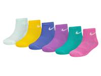 Cushioned Kids' Quarter Ankle Socks - 6 Pack Multicolor view