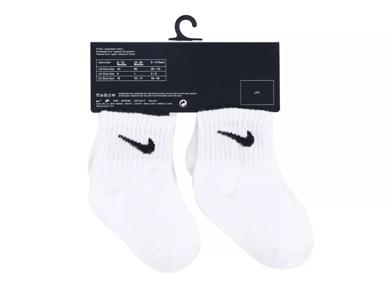 Solid Kids' Quarter Ankle Socks - 6 Pack