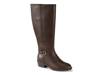Nena Wide Calf Riding Boots Dark Brown view