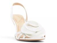 Aria Rose Sandal White Satin view