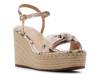 Gia Wedge Sandal Light Pink/White view