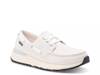 Leap Trainer Boat Shoe - Men's White Suede view
