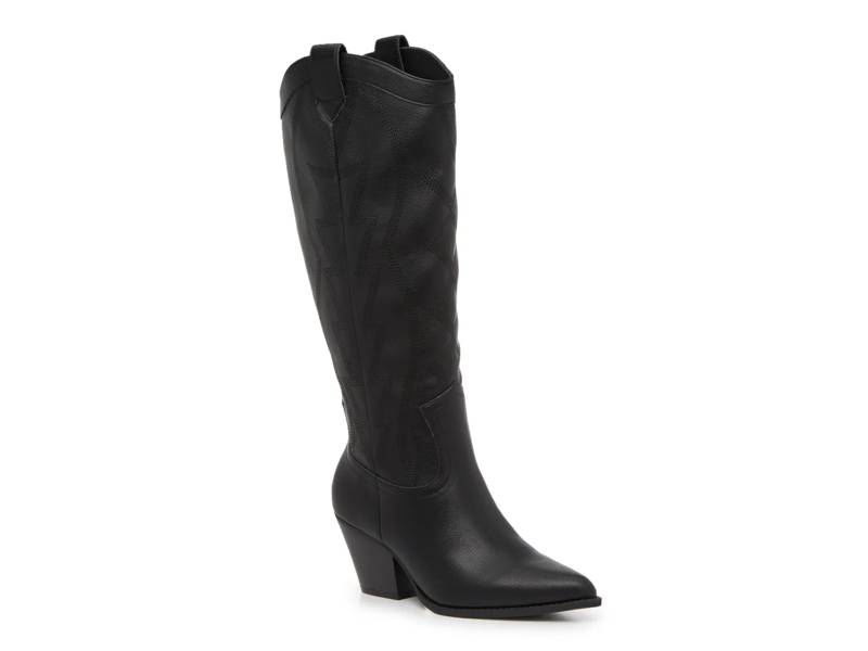 Leeah Wide Calf Cowboy Boot