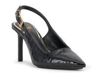 Brendie Pump Black Croc Print Leather view