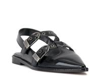 Faye Flat Black Patent view