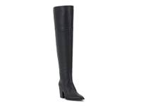 Paulie Over-The-Knee Boot Black Leather view